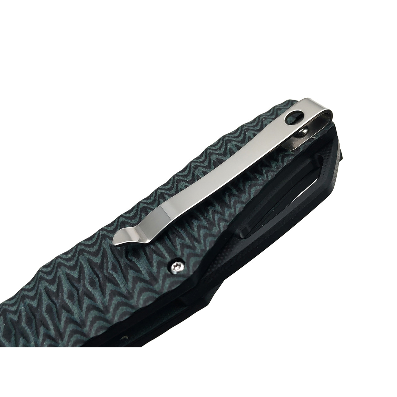 Reptilian складной нож Скутум-06 сталь D2 satin & блэквош, рукоять G10 black & grey