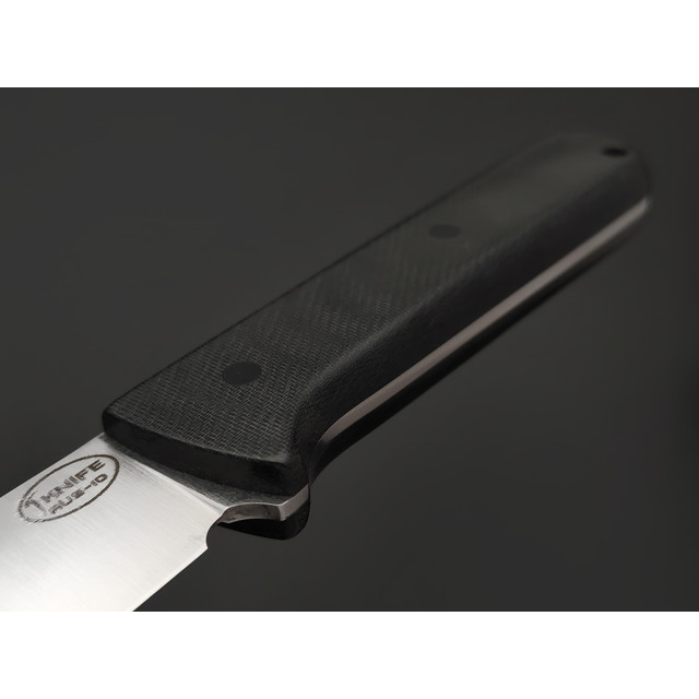 T-Knife нож Кефарт сталь Aus-10 satin, спуски конвекс, рукоять Micarta grey