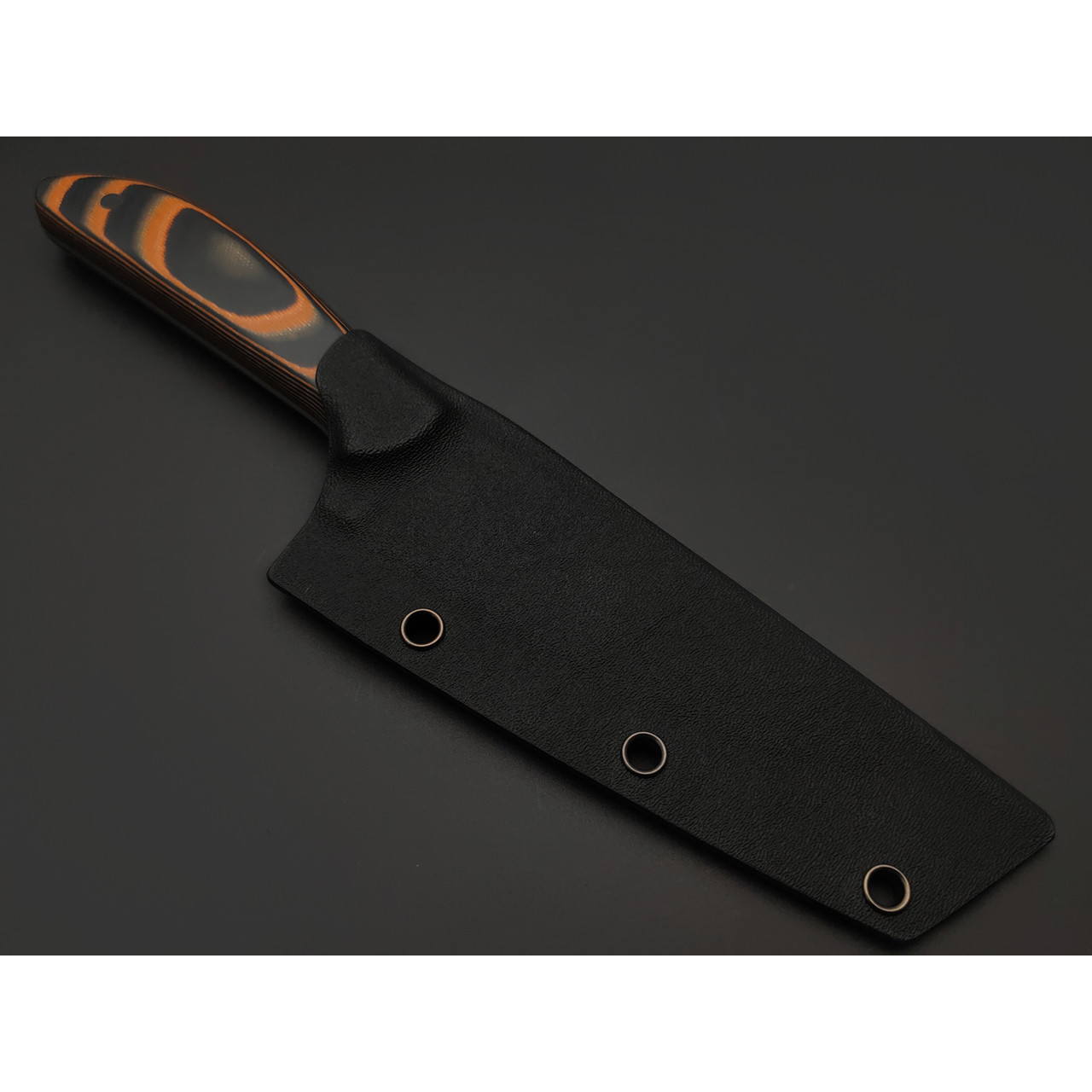 T-Knife нож Canadian Kitchen сталь Aus-10 satin, спуски конвекс, рукоять G10 black & orange