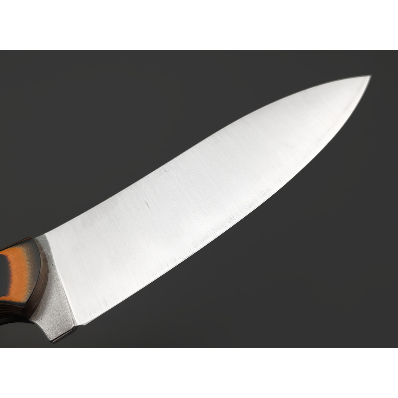 T-Knife нож Canadian Kitchen сталь Aus-10 satin, спуски конвекс, рукоять G10 black & orange