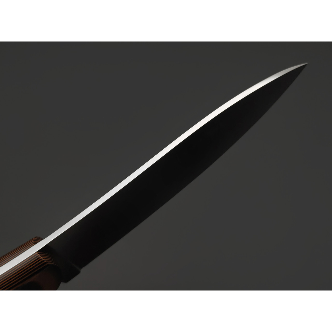 T-Knife нож Canadian Kitchen сталь Aus-10 satin, спуски конвекс, рукоять G10 black & orange
