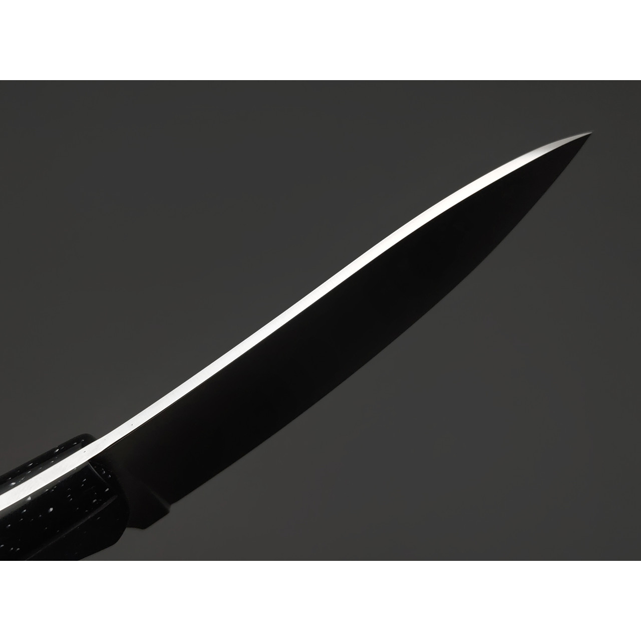 T-Knife нож Canadian Kitchen сталь Aus-10 satin, спуски конвекс, рукоять Corian black quartz