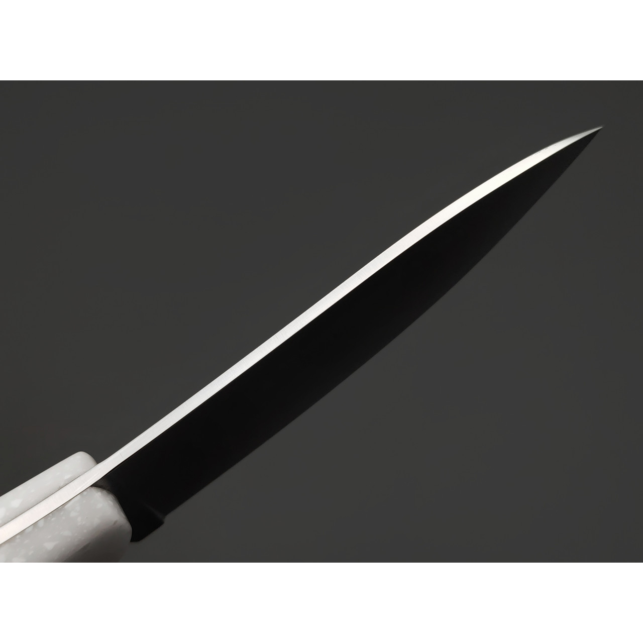 T-Knife нож Canadian Kitchen сталь Aus-10 satin, спуски конвекс, рукоять Corian white