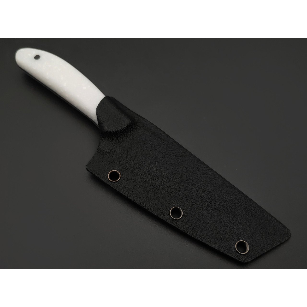 T-Knife нож Canadian Kitchen сталь Aus-10 satin, спуски конвекс, рукоять Corian white