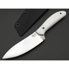 T-Knife нож Canadian Kitchen сталь Aus-10 satin, спуски конвекс, рукоять Corian white