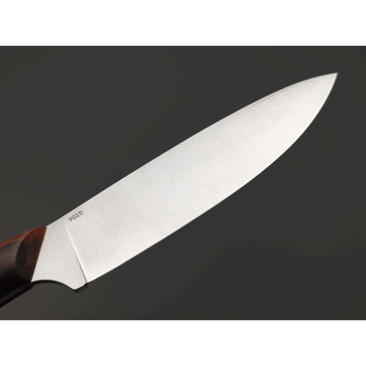 Золотое Сечение нож Перчик сталь Aus-10Co satin, спуски конвекс, рукоять Айронвуд, латунь
