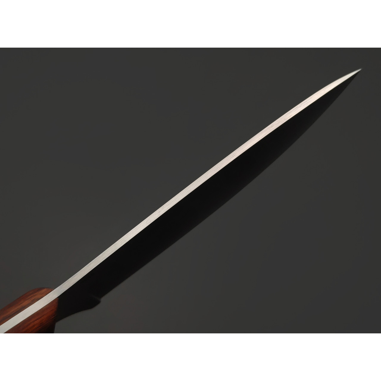 Золотое Сечение нож Перчик сталь Aus-10Co satin, спуски конвекс, рукоять Айронвуд, латунь