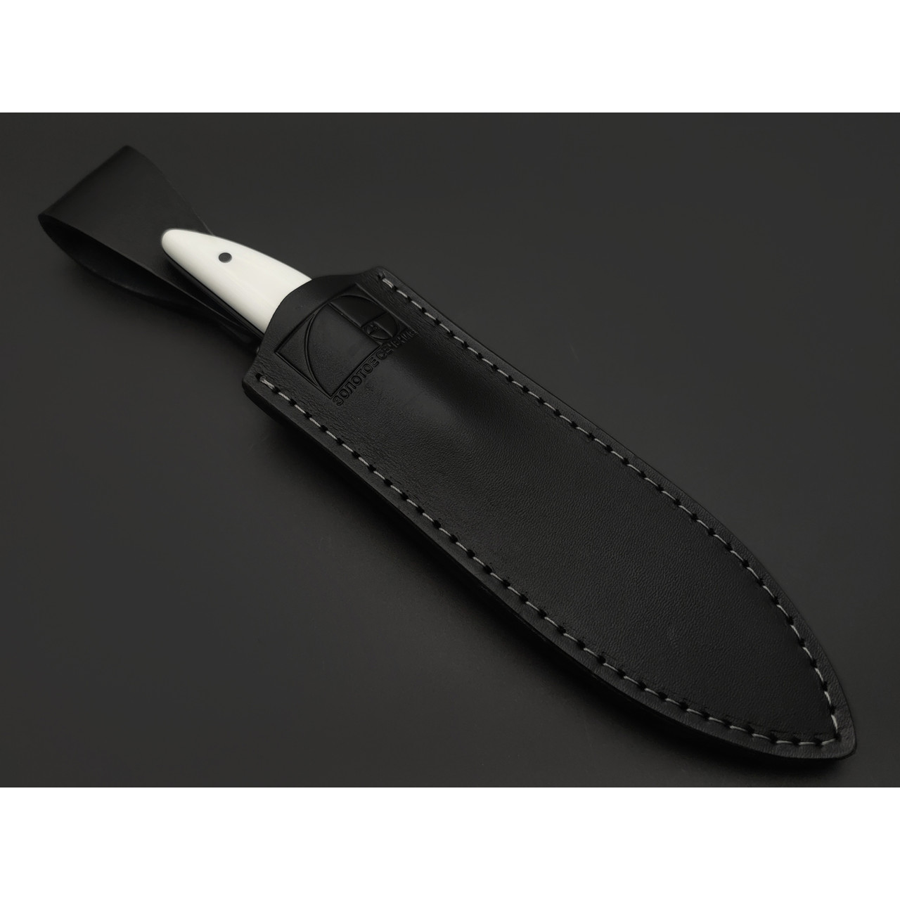 Золотое Сечение нож Загадочная Лагерта - Котики сталь Aus-10Co satin, рукоять G10 white & black