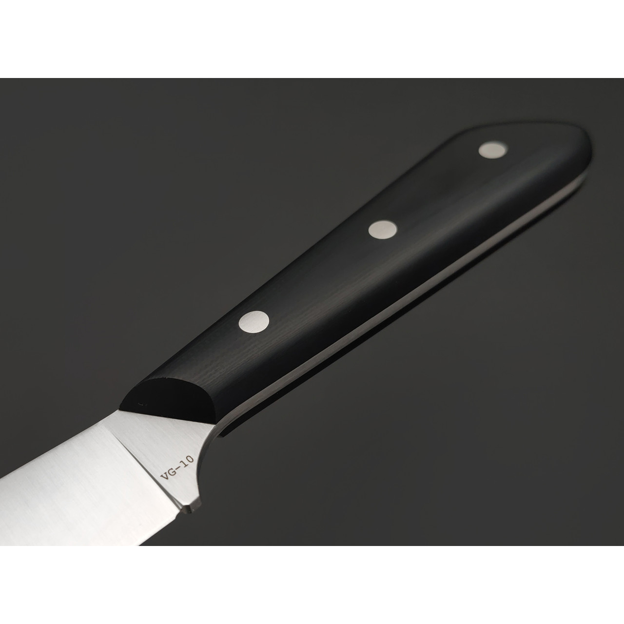 Золотое Сечение нож Перчик сталь VG-10 satin, спуски конвекс, рукоять G10 black, сталь