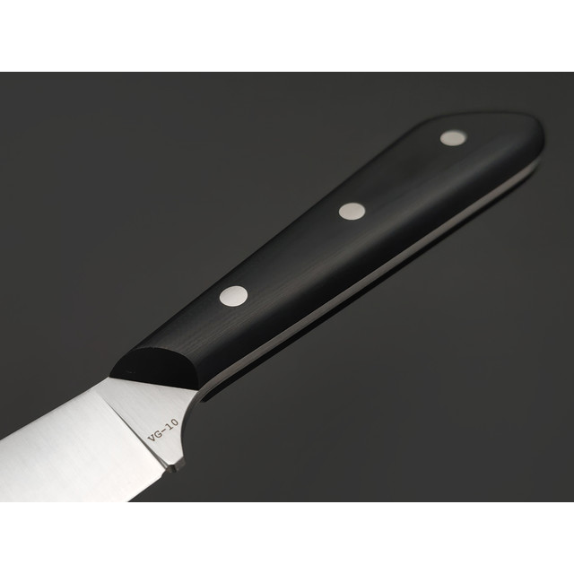 Золотое Сечение нож Перчик сталь VG-10 satin, спуски конвекс, рукоять G10 black, сталь