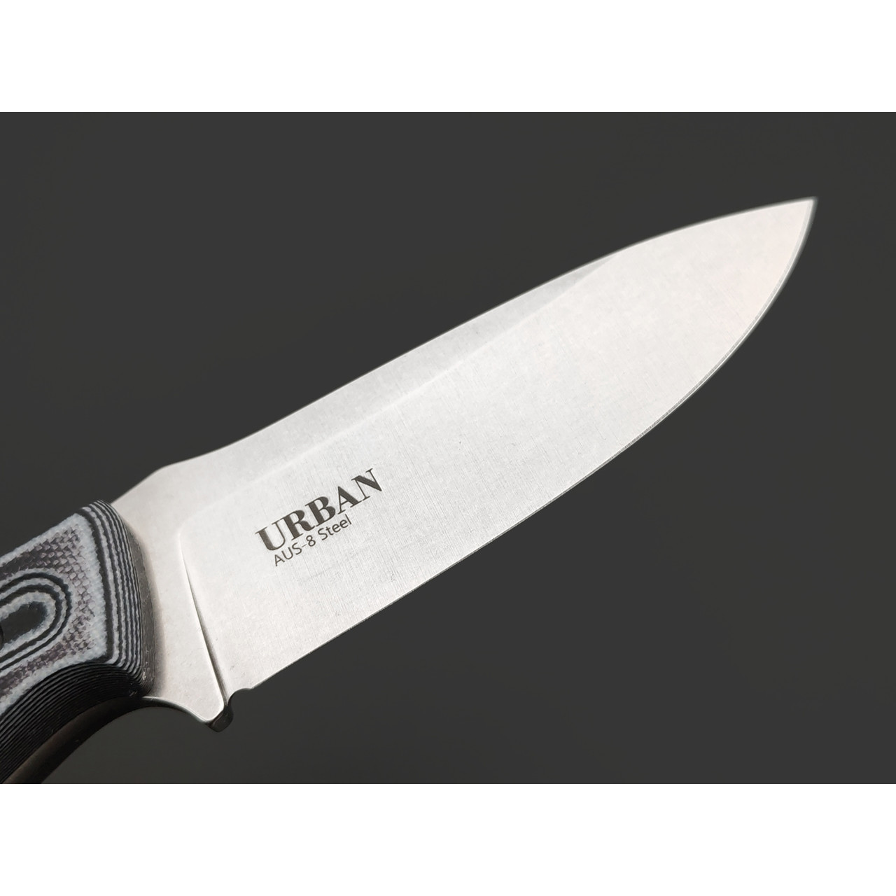 Kizlyar Supreme туристический нож Urban сталь Aus-8 стоунвош, рукоять G10 black & white, ножны Kydex