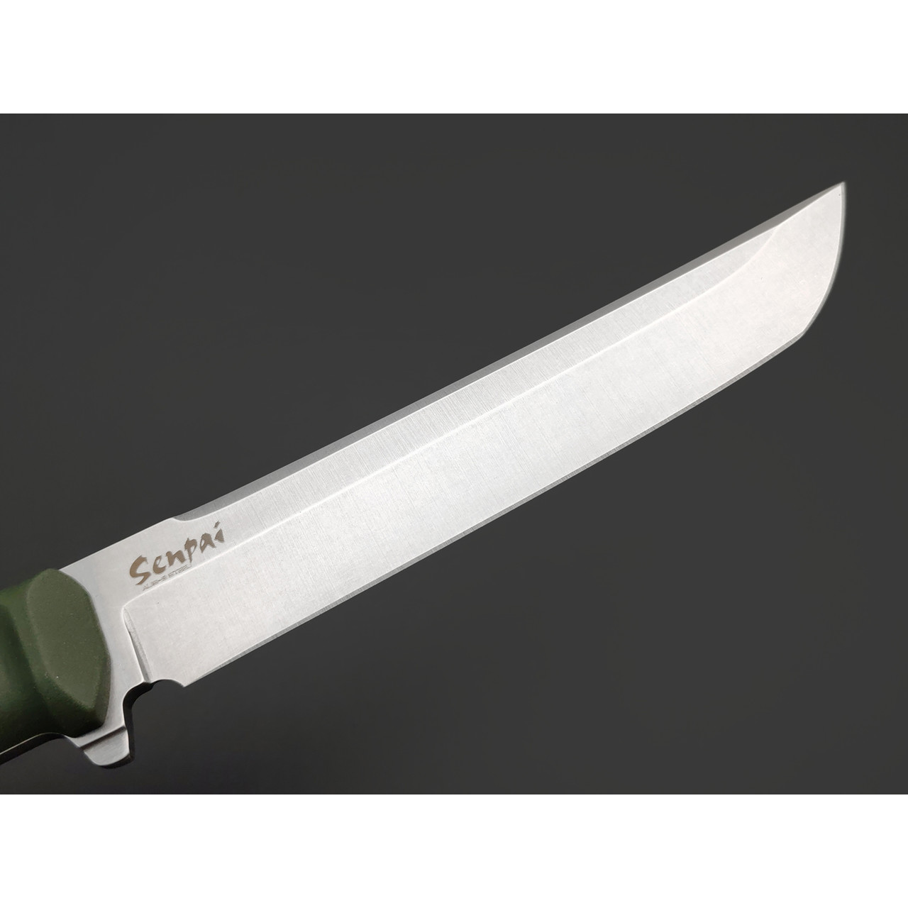 Kizlyar Supreme тактический нож Senpai сталь Aus-8 стоунвош, рукоять Kraton olive, ножны Polyamide