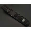 Kizlyar Supreme тактический нож Survivalist X сталь D2 стоунвош, рукоять Aluminum black, ножны Molle