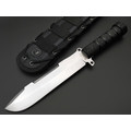 Kizlyar Supreme тактический нож Survivalist X сталь D2 стоунвош, рукоять Aluminum black, ножны Molle