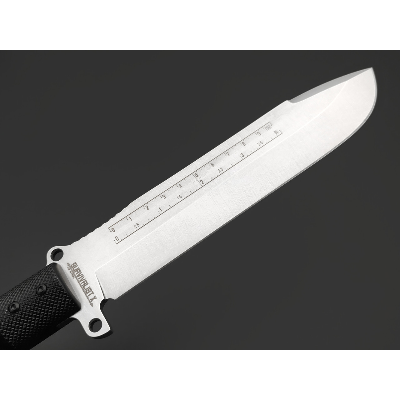 Kizlyar Supreme тактический нож Survivalist X сталь D2 стоунвош, рукоять Aluminum black, ножны Molle