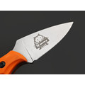 Kizlyar Supreme туристический нож Hammy сталь Niolox стоунвош, рукоять G10 orange, ножны Кожа