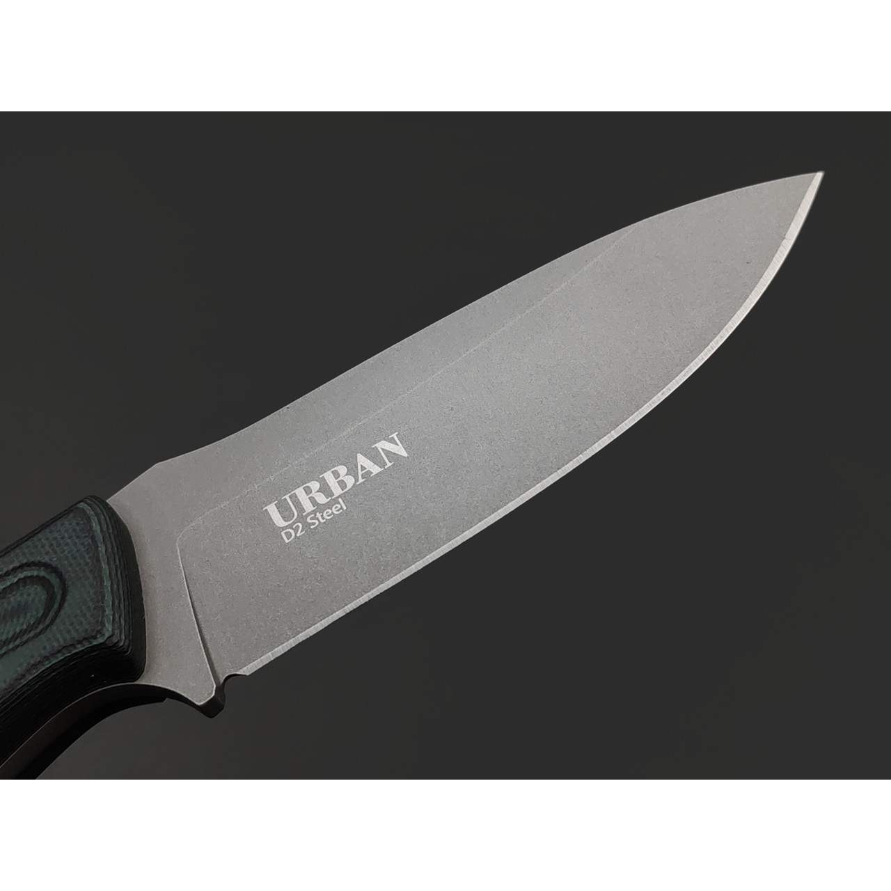 Kizlyar Supreme туристический нож Urban сталь D2 TacWash, рукоять G10 black & green, ножны Kydex