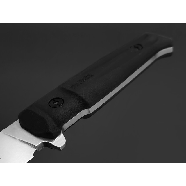 Kizlyar Supreme тактический нож Sturm сталь Aus-8 стоунвош, рукоять Kraton black, ножны Polyamide