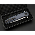 Kizlyar Supreme складной нож Biker X сталь D2 стоунвош, рукоять G10 grey
