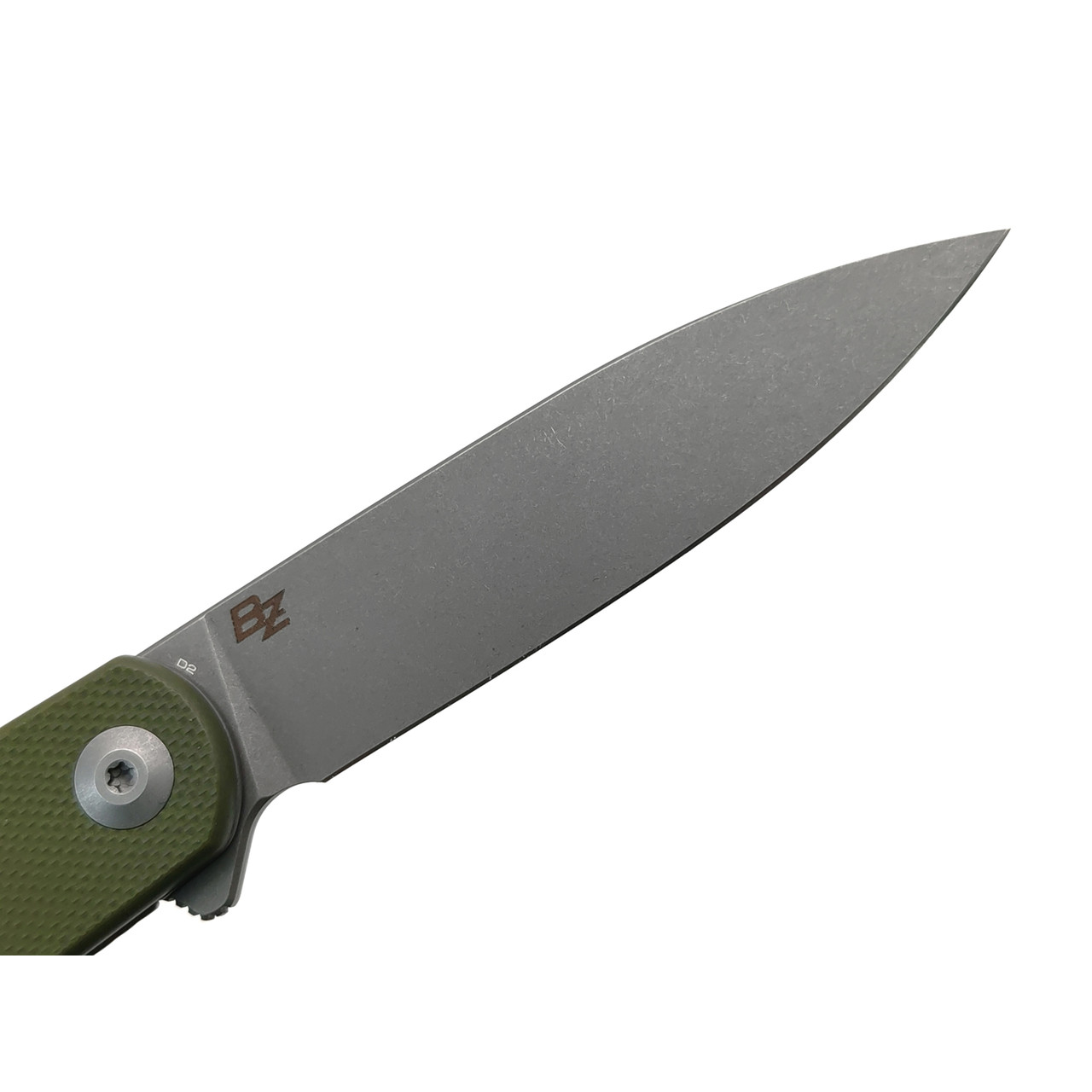 Sencut нож складной Bocll II S22019-4 сталь D2 gray стоунвош, рукоять G10 OD green