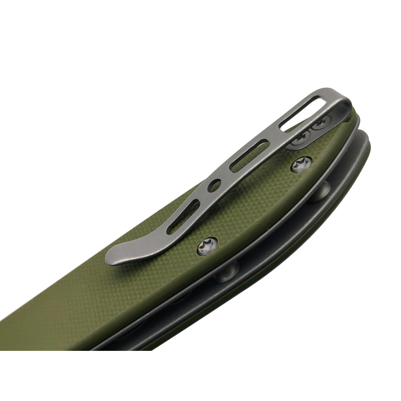 Sencut нож складной Bocll II S22019-4 сталь D2 gray стоунвош, рукоять G10 OD green