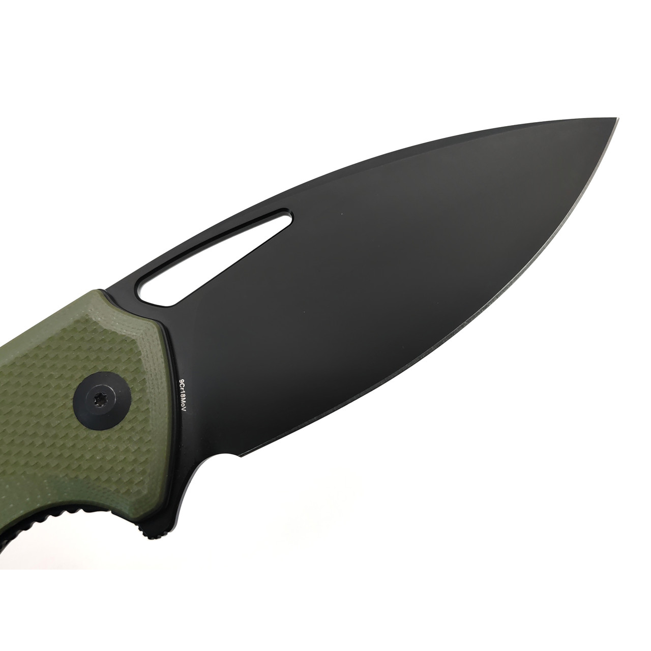 Sencut нож складной Phantara S23014-3 сталь 9Cr18MoV black, рукоять G10 OD green coarse