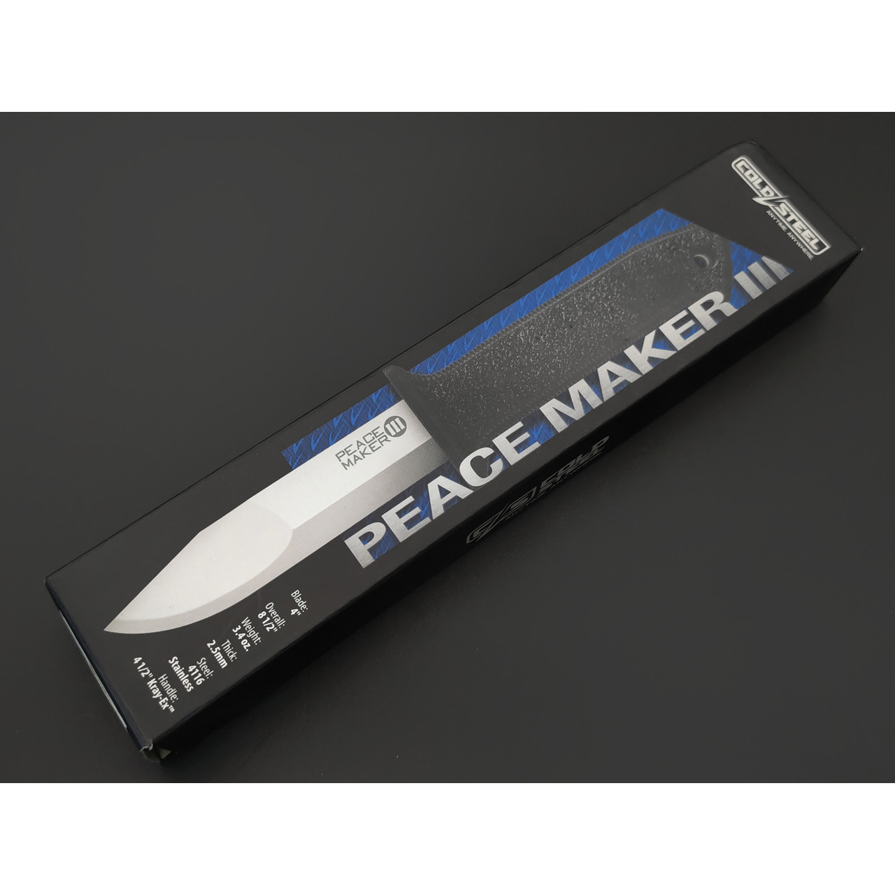 Нож Cold Steel Peace Maker III 20PBS сталь 1.4116 рукоять Kray-Ex