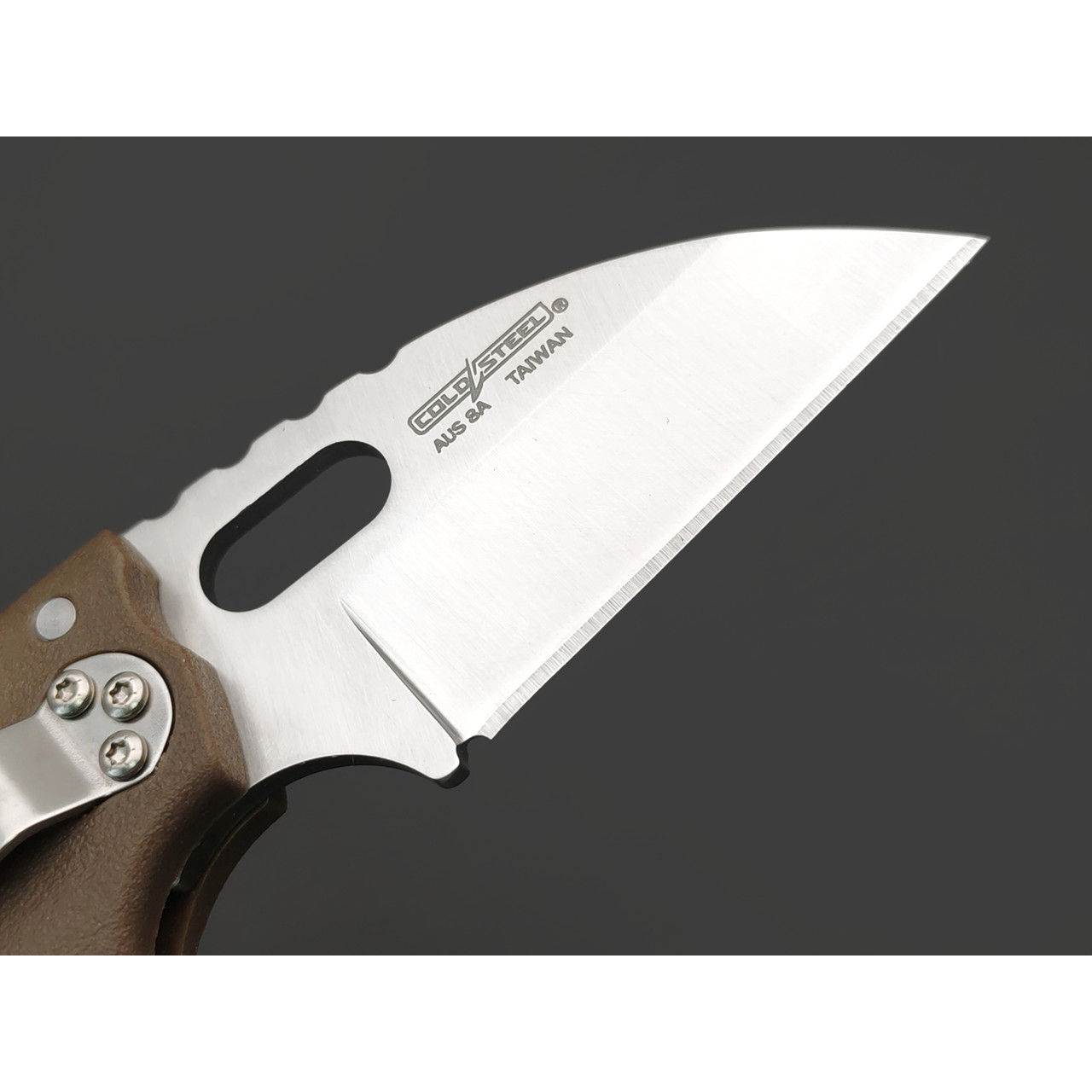 Нож Cold Steel Tuff Lite Plain Edge Dark Earth 20LTF сталь AUS 8A рукоять Griv-Ex