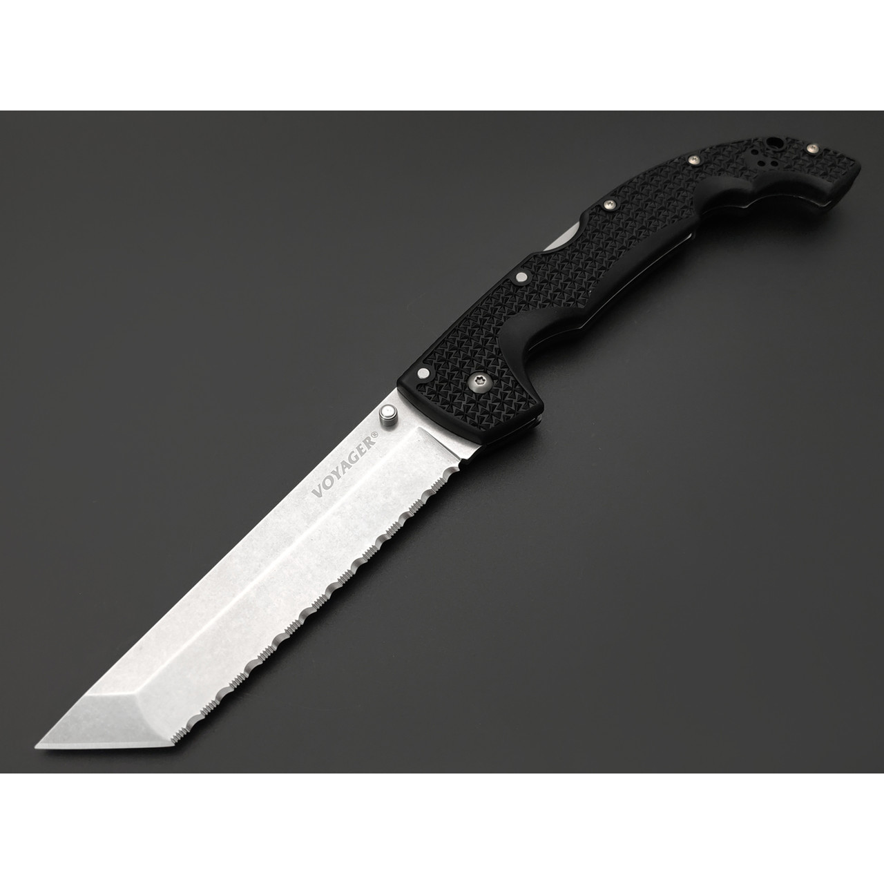 Нож Cold Steel 29AXTS XL Voyager Tanto Serrated Edge сталь AUS10A рукоять Griv-Ex
