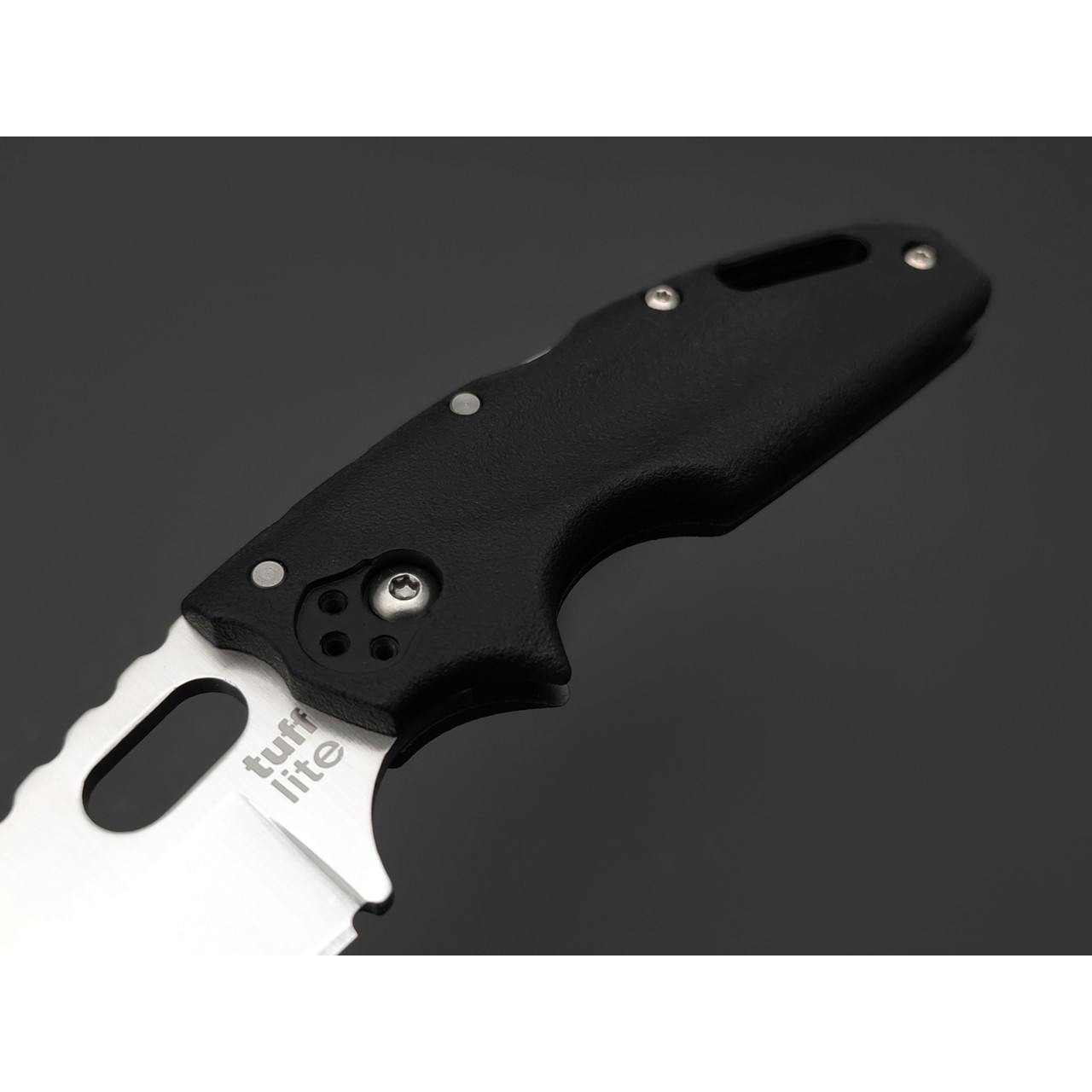 Нож Cold Steel Tuff Lite Black Plain Edge 20LT сталь Aus 8A рукоять Griv-Ex