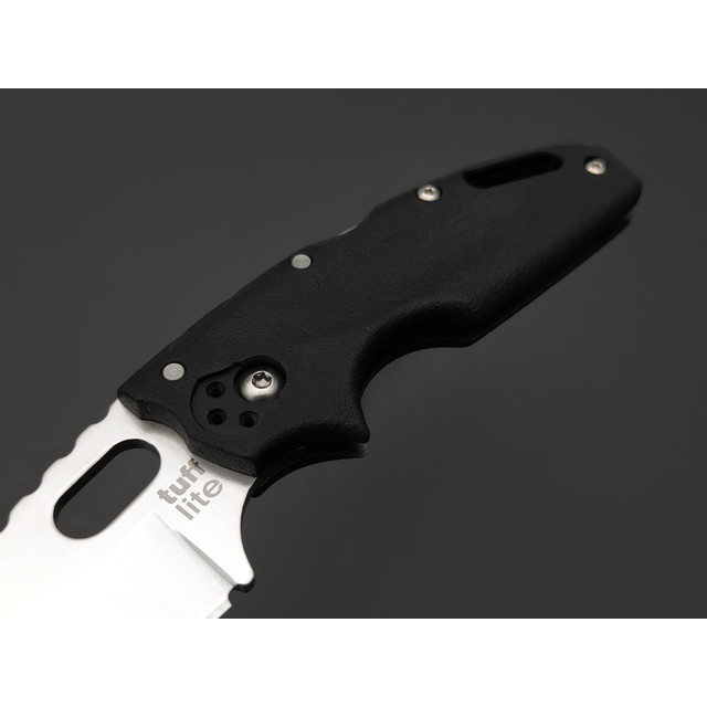 Нож Cold Steel Tuff Lite Black Plain Edge 20LT сталь Aus 8A рукоять Griv-Ex