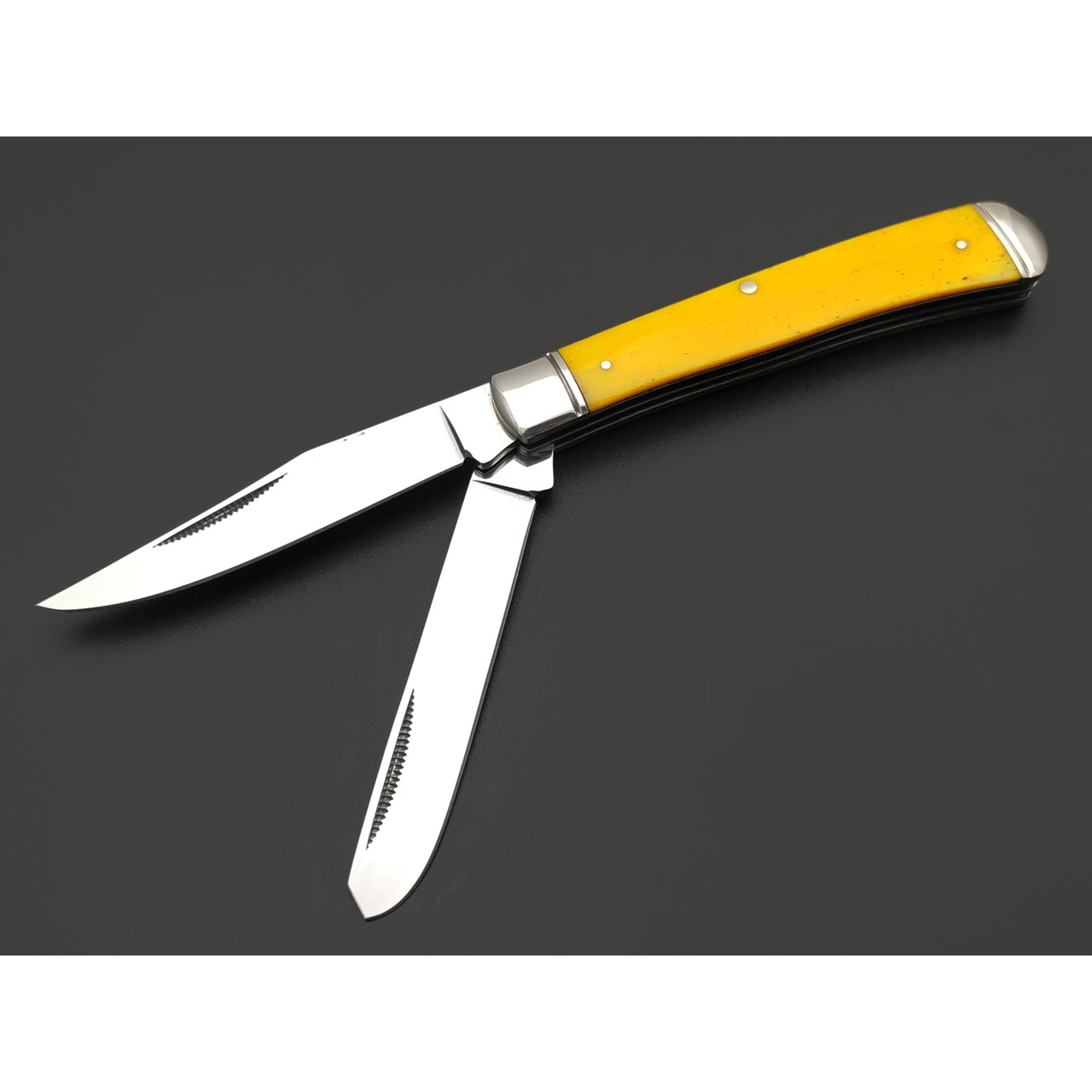 Нож Cold Steel Trapper Yellow FL-TRPR-Y сталь 8Cr13MoV, рукоять кость