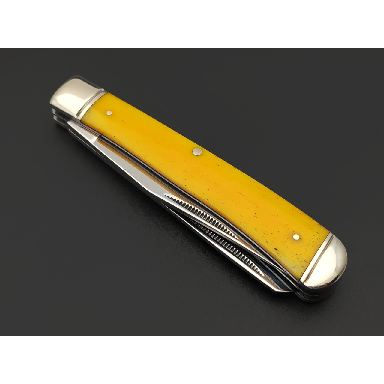 Нож Cold Steel Trapper Yellow FL-TRPR-Y сталь 8Cr13MoV, рукоять кость