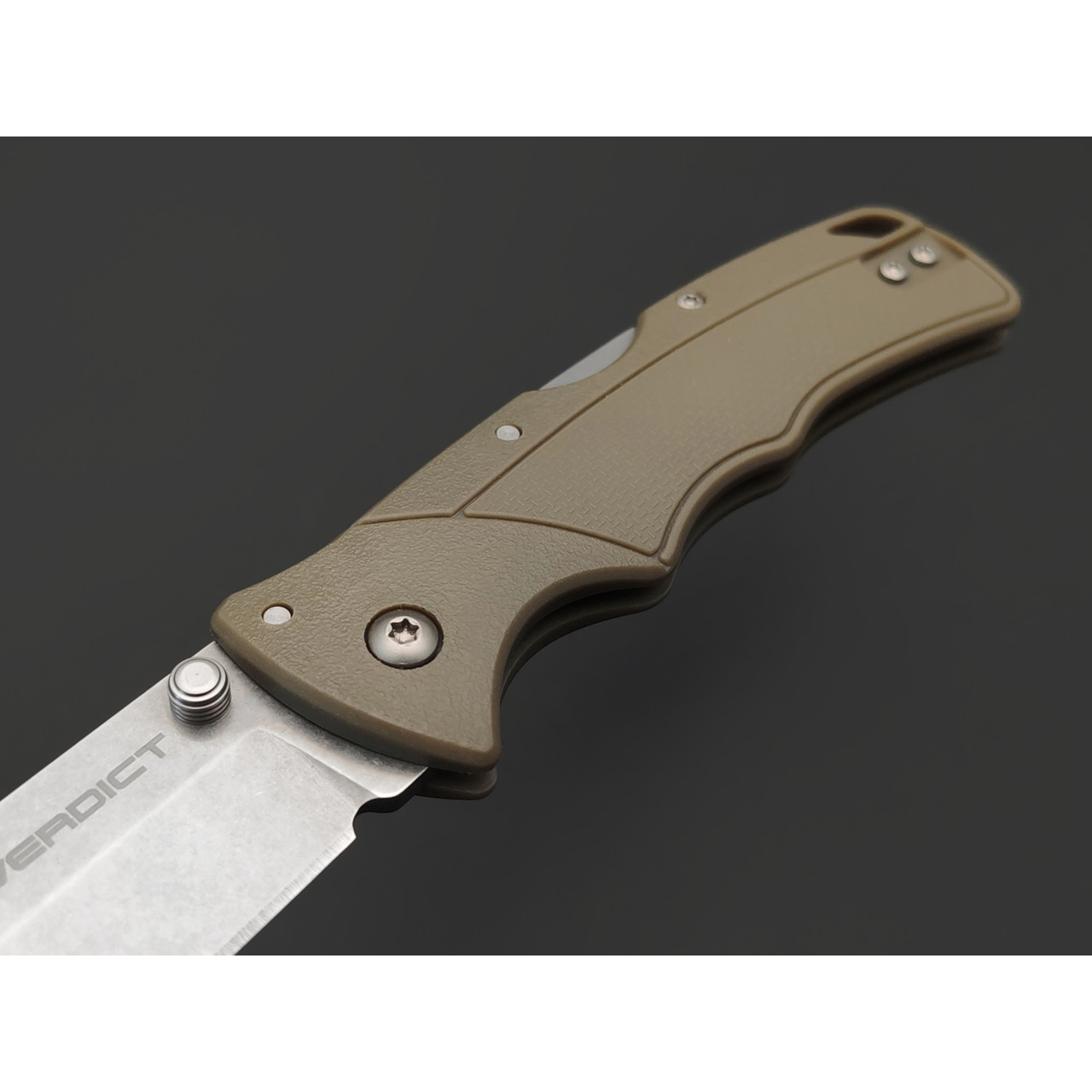 Нож Cold Steel Verdict Clip FL-C3CPSSFDE сталь 4116SS, рукоять GFN tan
