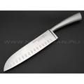 TuoTown Glenda Santoku 157008 сталь German 1.4116, рукоять Stainless steel TuoTown Glenda Santoku 157008 сталь German 1.4116, рукоять Stainless steel