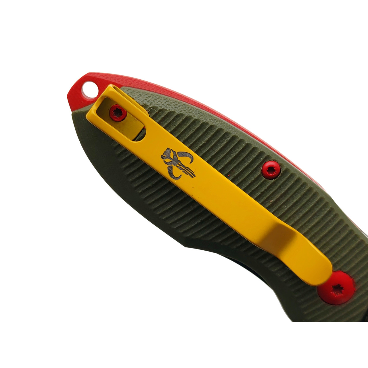 Mr.Blade складной нож Rexbo Gen.2 Mandalorian LE сталь D2 блэквош, рукоять G10 olive & red