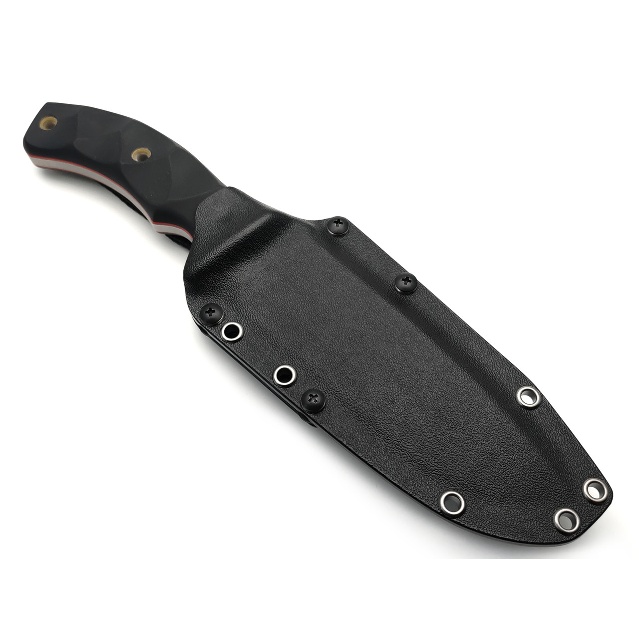 Волчий Век нож Команданте сталь 95Х18 WA стоунвош, рукоять G10 black, латунь