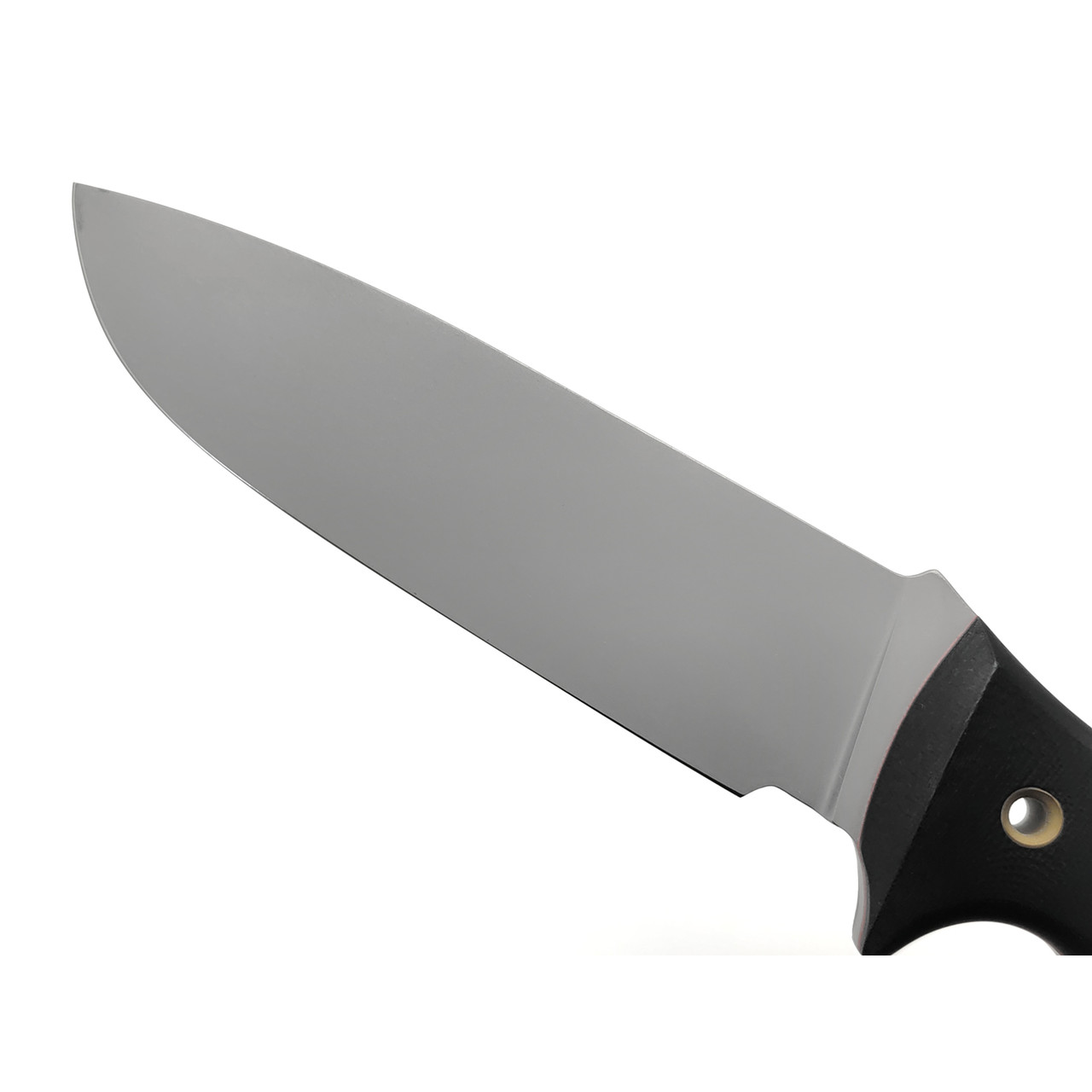 Волчий Век нож Команданте сталь 95Х18 WA стоунвош, рукоять G10 black, латунь