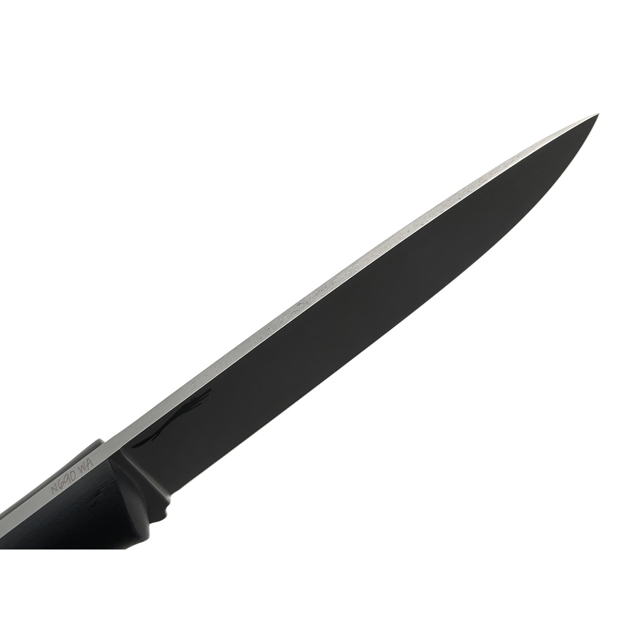 Волчий Век нож Рентген Light Edition сталь N690 WA стоунвош, рукоять G10 black, пины карбон