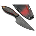Волчий Век нож МасичЬка Custom сталь PGK WA блэквош, рукоять Carbon fiber chaotic red Волчий Век нож МасичЬка Custom сталь PGK WA блэквош, рукоять Carbon fiber chaotic red