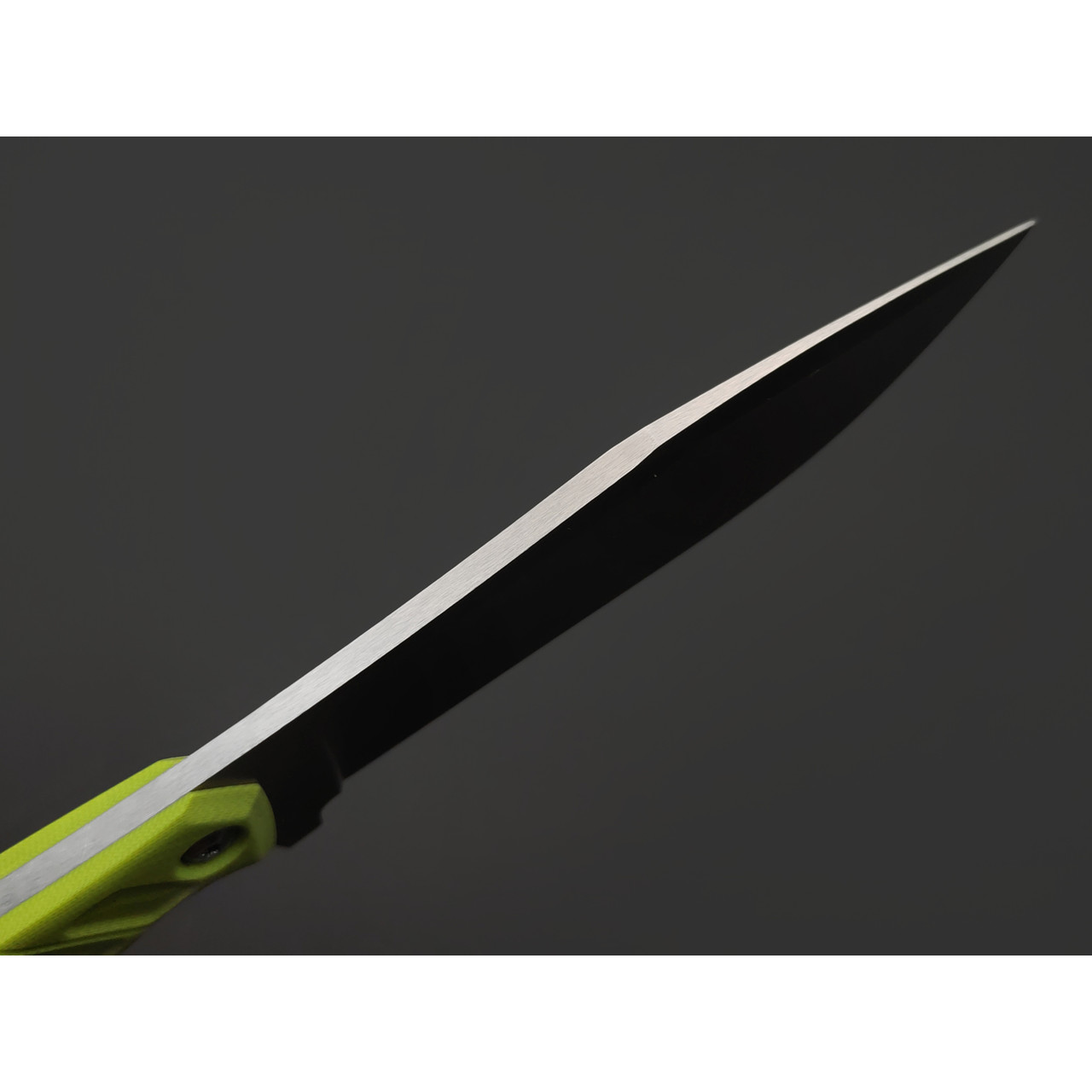 Knife Tech нож Махаон сталь K340 satin, рукоять G10 lime, kydex neon yellow