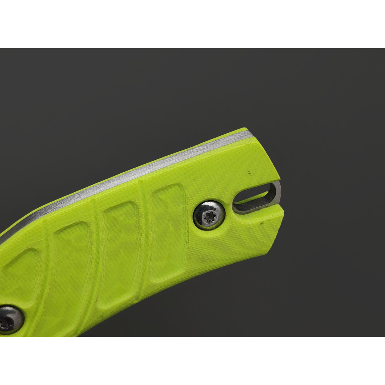 Knife Tech нож Махаон сталь K340 satin, рукоять G10 lime, kydex neon yellow