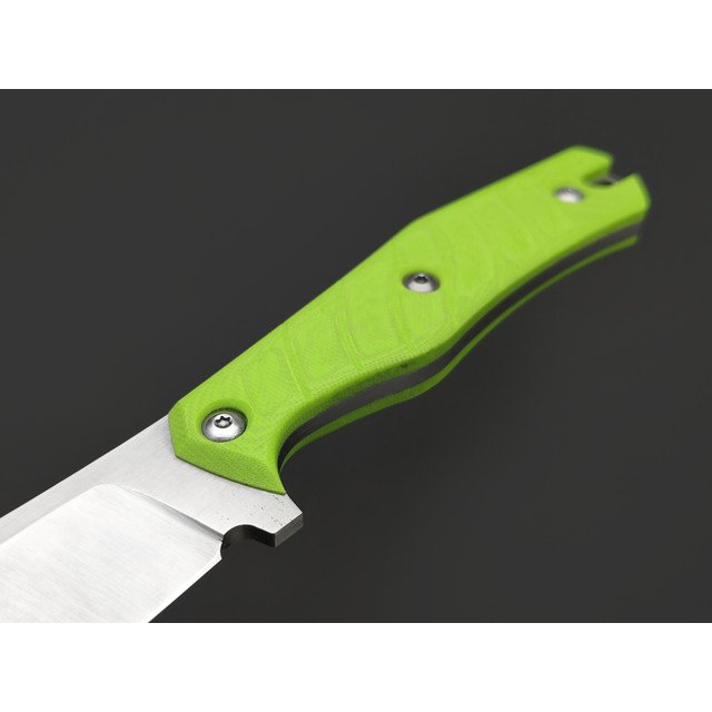 Knife Tech нож Махаон сталь K340 satin, рукоять G10 lime, kydex neon yellow