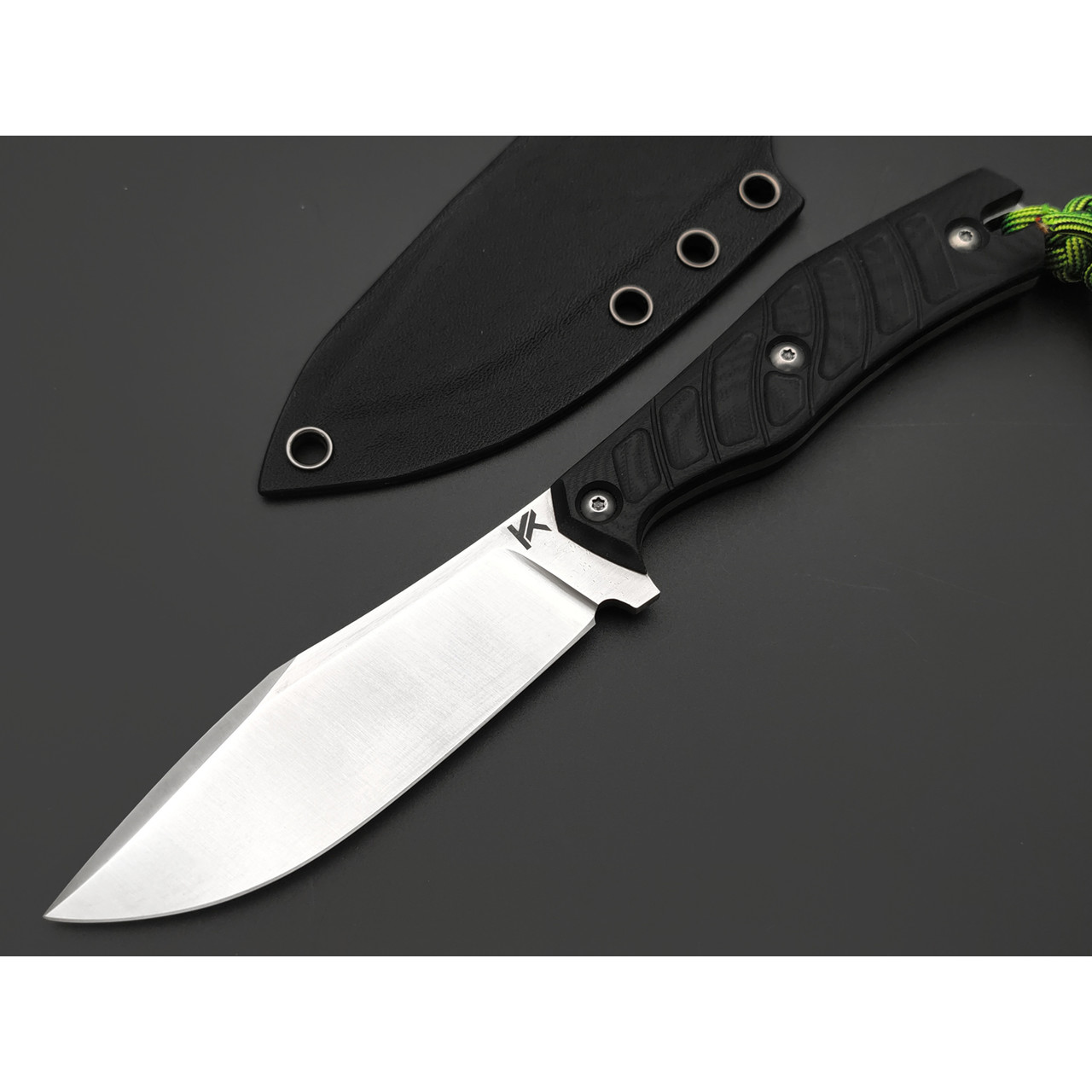 Knife Tech нож Махаон сталь K340 satin, рукоять G10 black, kydex black