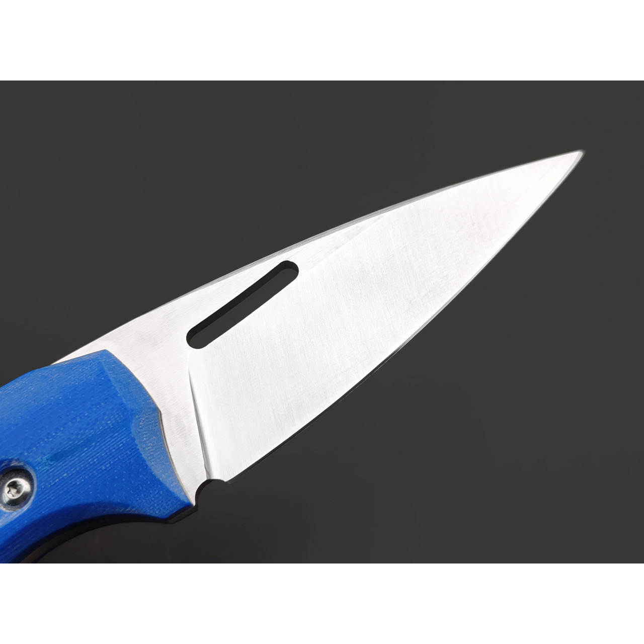 Knife Tech нож Скин-Ду сталь K340 satin, рукоять G10 blue, kydex blue