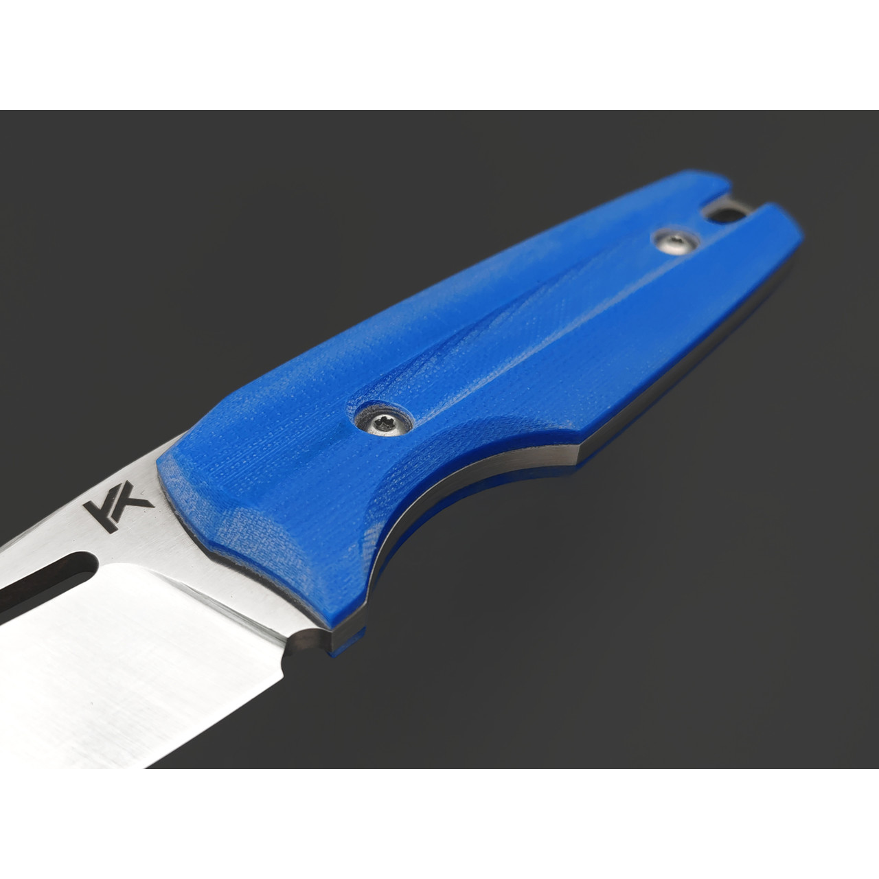 Knife Tech нож Скин-Ду сталь K340 satin, рукоять G10 blue, kydex blue