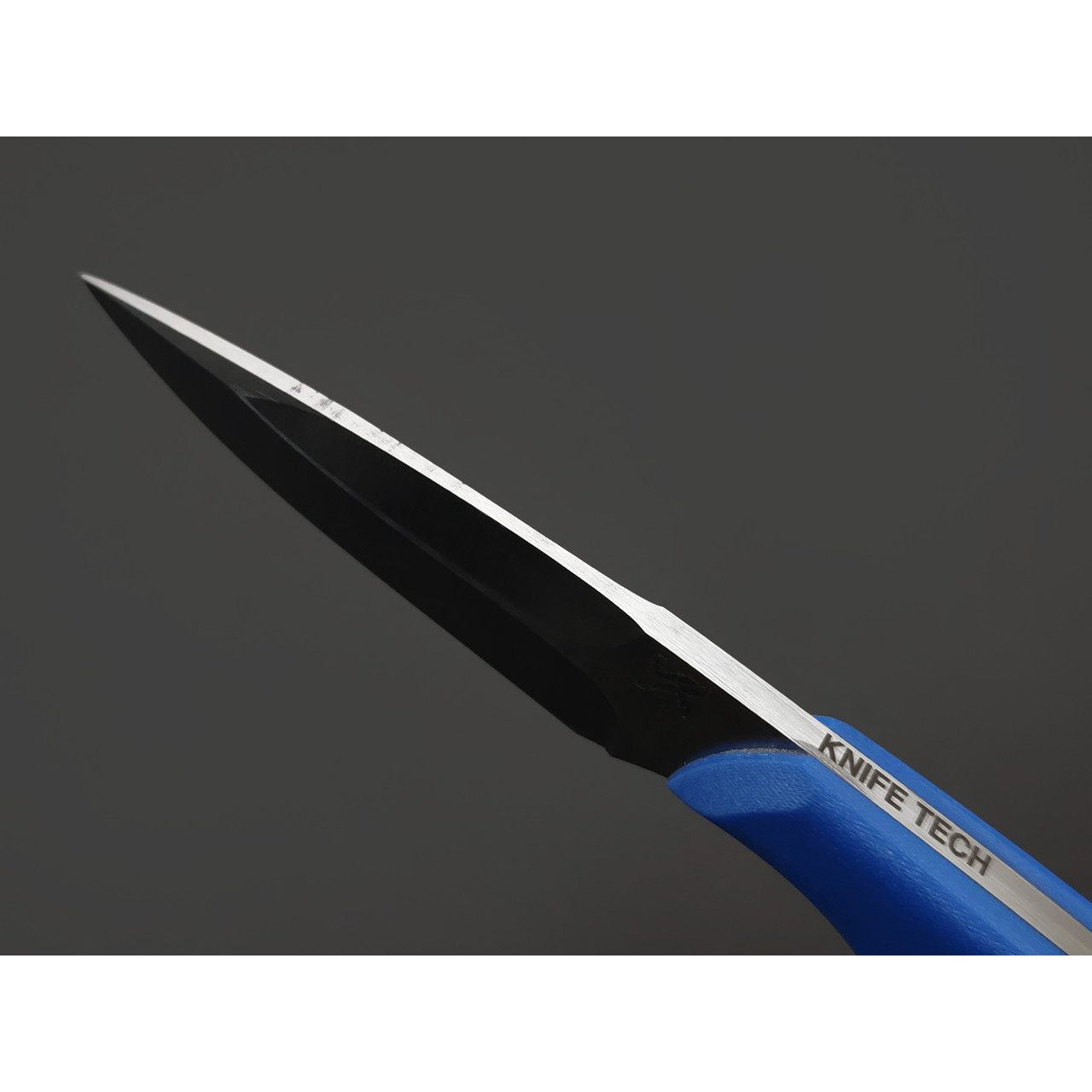 Knife Tech нож Мотылёк сталь K340 satin, рукоять G10 blue, kydex blue