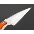 Knife Tech нож Гелион сталь K340 satin, рукоять сталь, G10 orange, kydex orange Knife Tech нож Гелион сталь K340 satin, рукоять сталь, G10 orange, kydex orange