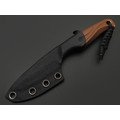 Knife Tech нож Мотылёк сталь K340 satin, рукоять G10 brown, kydex black