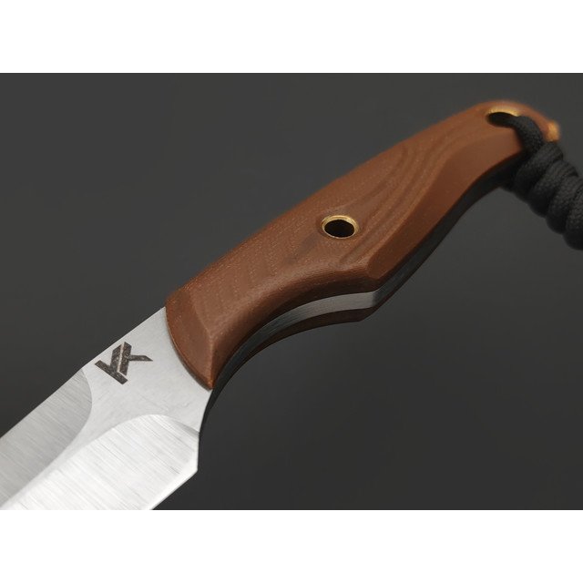 Knife Tech нож Мотылёк сталь K340 satin, рукоять G10 brown, kydex black